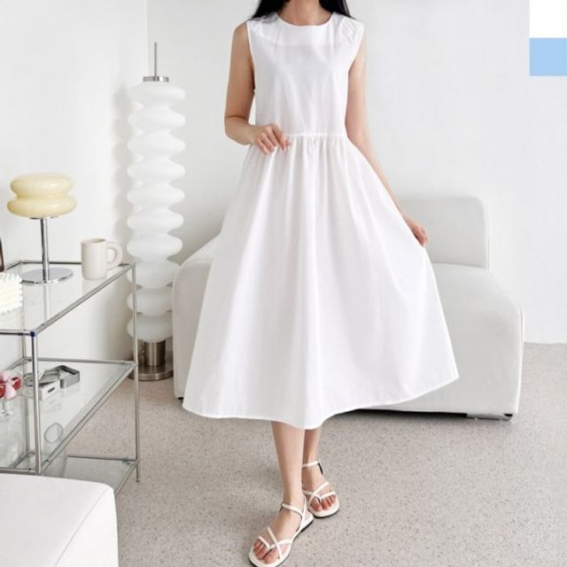 KSS 플레어 레이어드 여자 나시원피스 나시롱