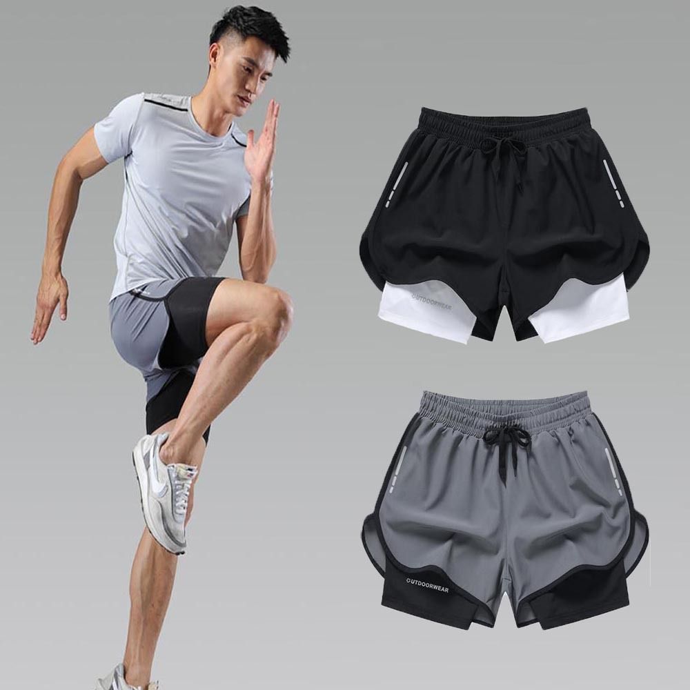 남자 짧은 레깅스 반바지 일체형 헬스 트레이닝 팬츠