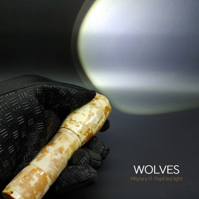 CREE L2칩셋 밀리터리 WOLVES 눈동자 PUPIL 줌기능 LE