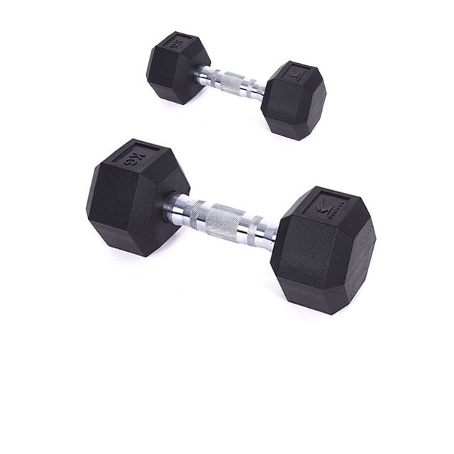 최적의 그립감을 선사하는 육각 아령 12kg X 2개입