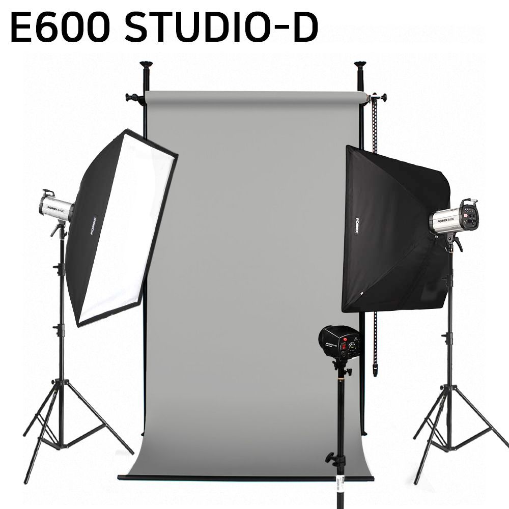 스튜디오 촬영세트(E600 STUDIO-D)고정 배경지 그레이