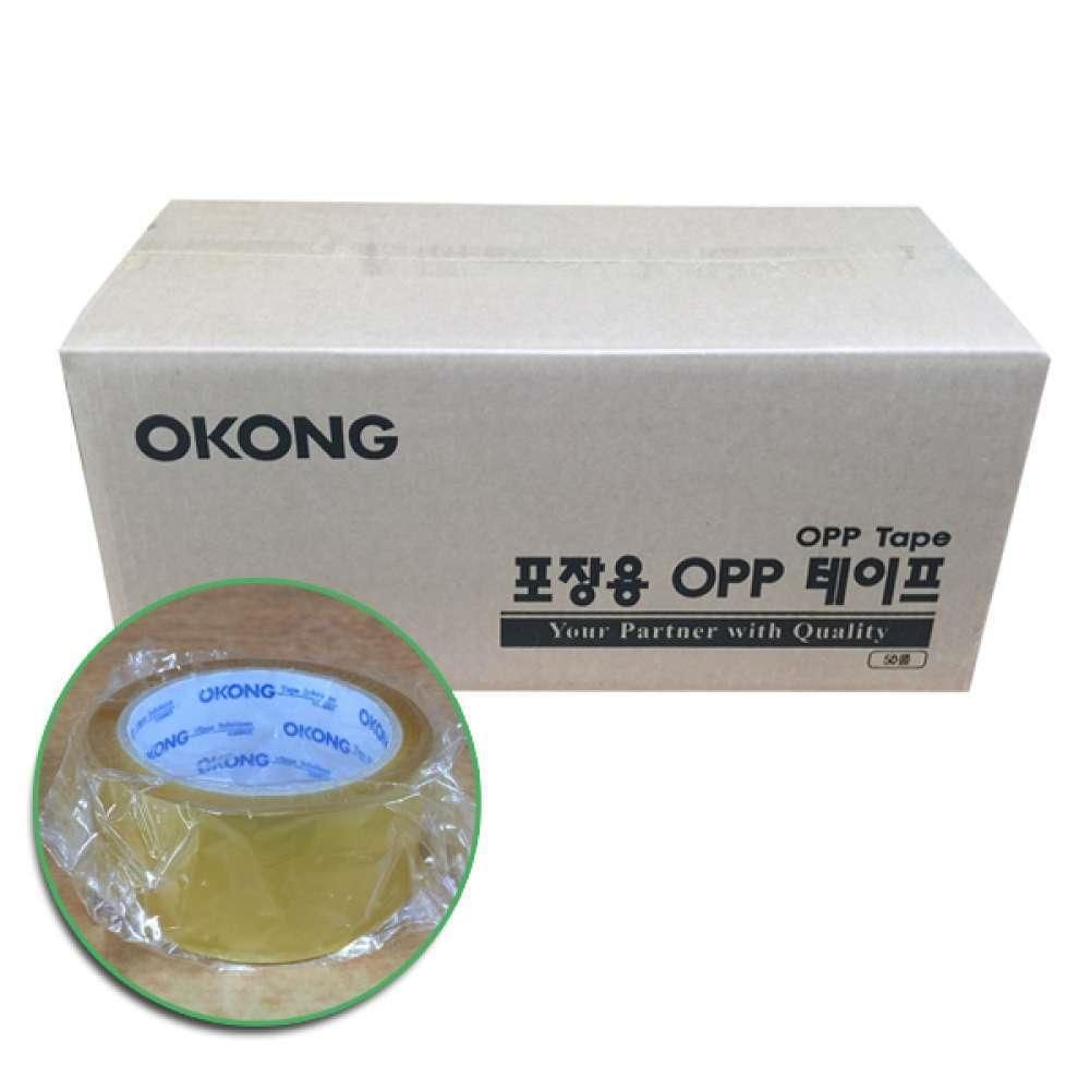 포장용 OPP 테이프 투명 48mm x 38M 1BOX 50개입 포