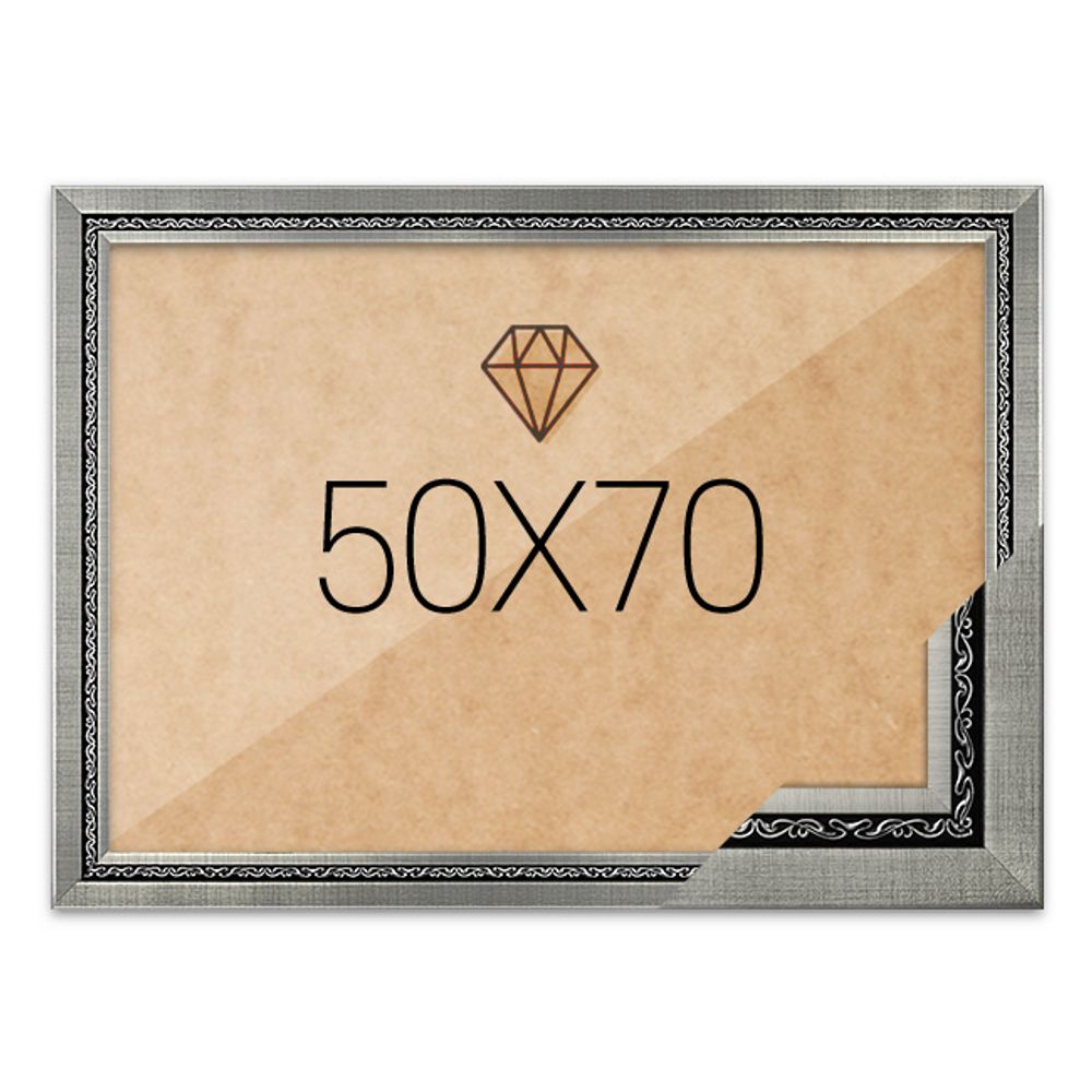 보석십자수액자 50x70 고급형 그레이스 그레이