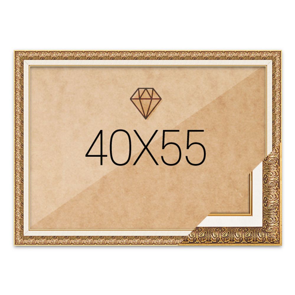 보석십자수액자 40x55 고급형 매트앤틱