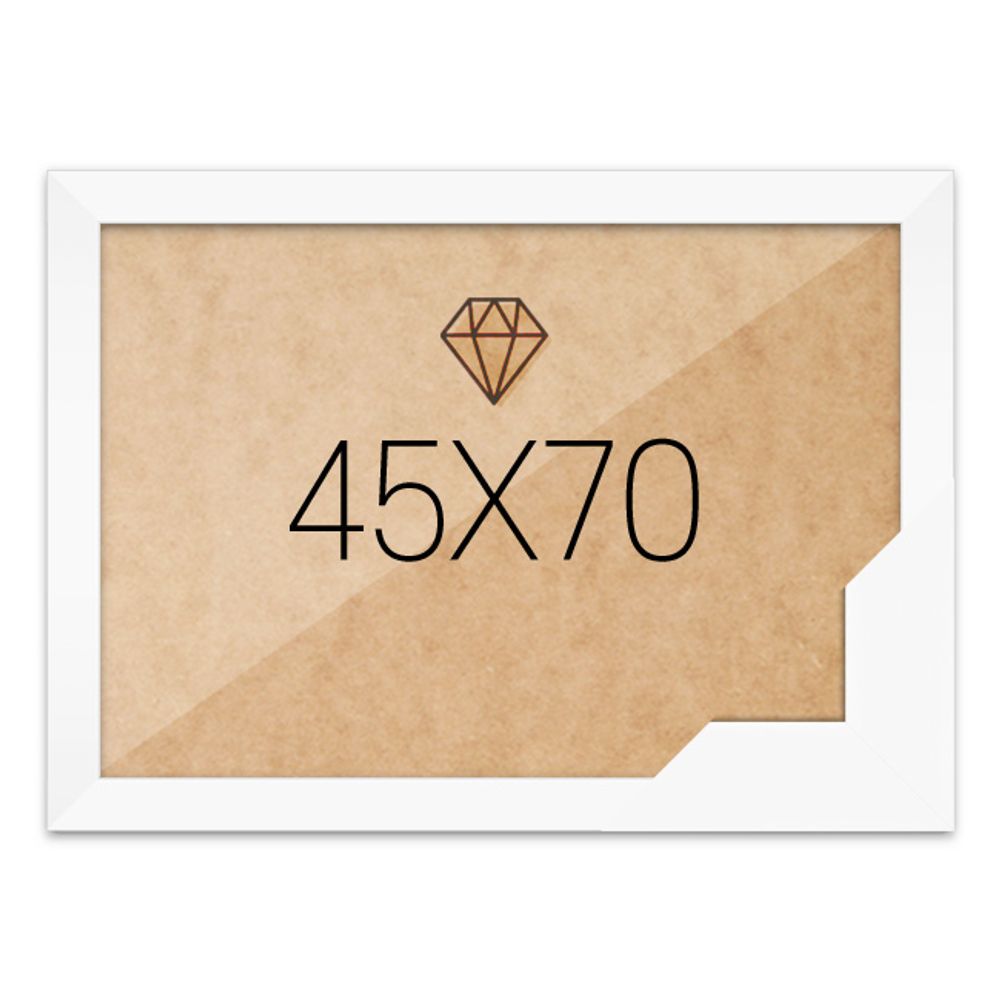 보석십자수액자 45x70 고급형 우드 화이트