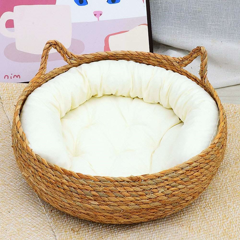 고양이집 40cm 화이트 인테리어 강아지 침대 동물