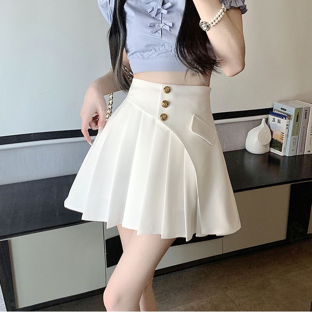 주름 장식 치마 스커트 F006623 테니스