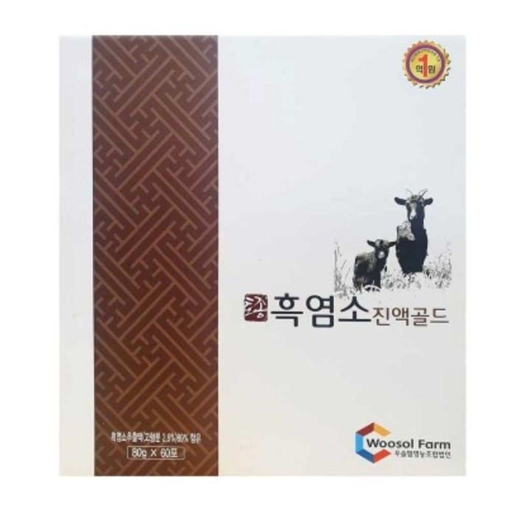 우솔팜 토종흑염소 진액골드 80g x 60포