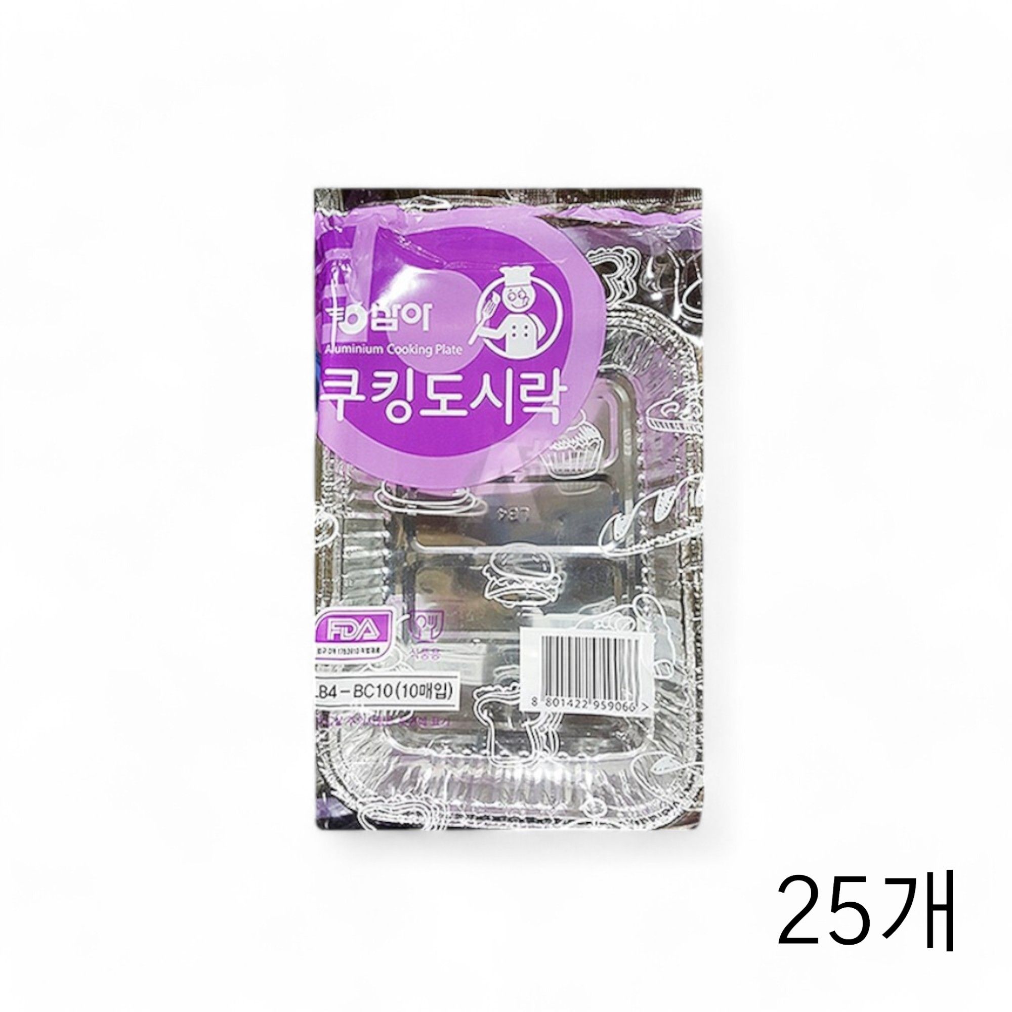삼아알미늄 은박 도시락용기 LB-4 10입 X25개 업소용