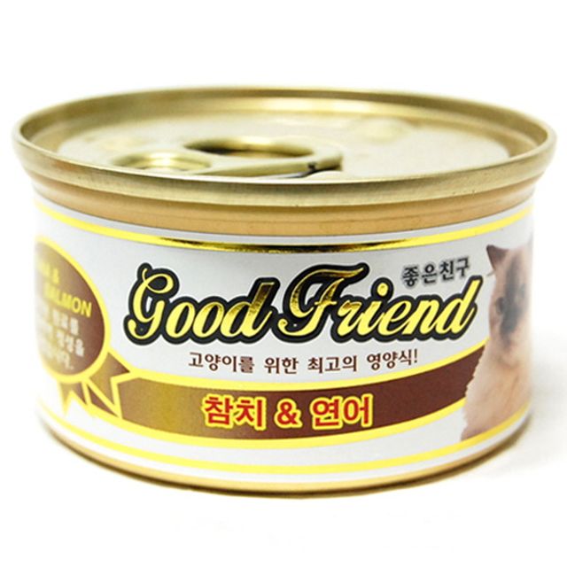 굿프랜드 참치와연어_고양이(85g-24개)