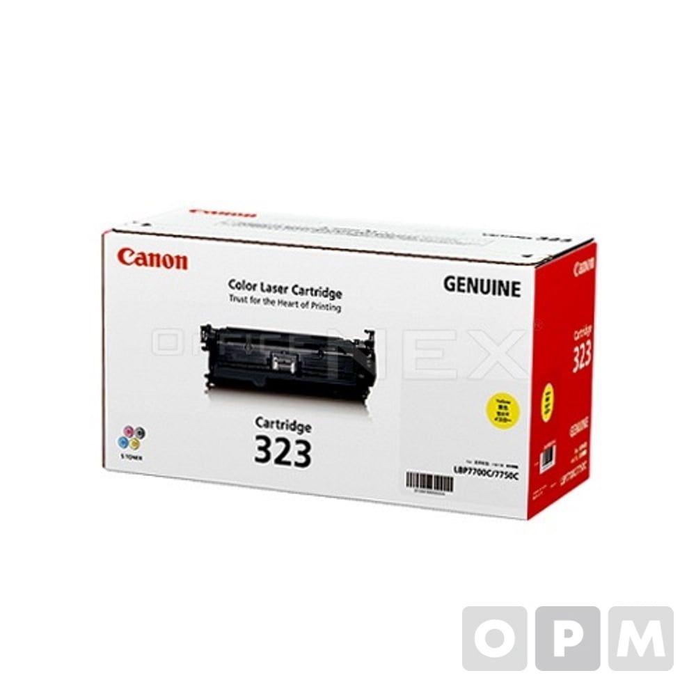 캐논 토너 CRG-323Y/노랑/1EA
