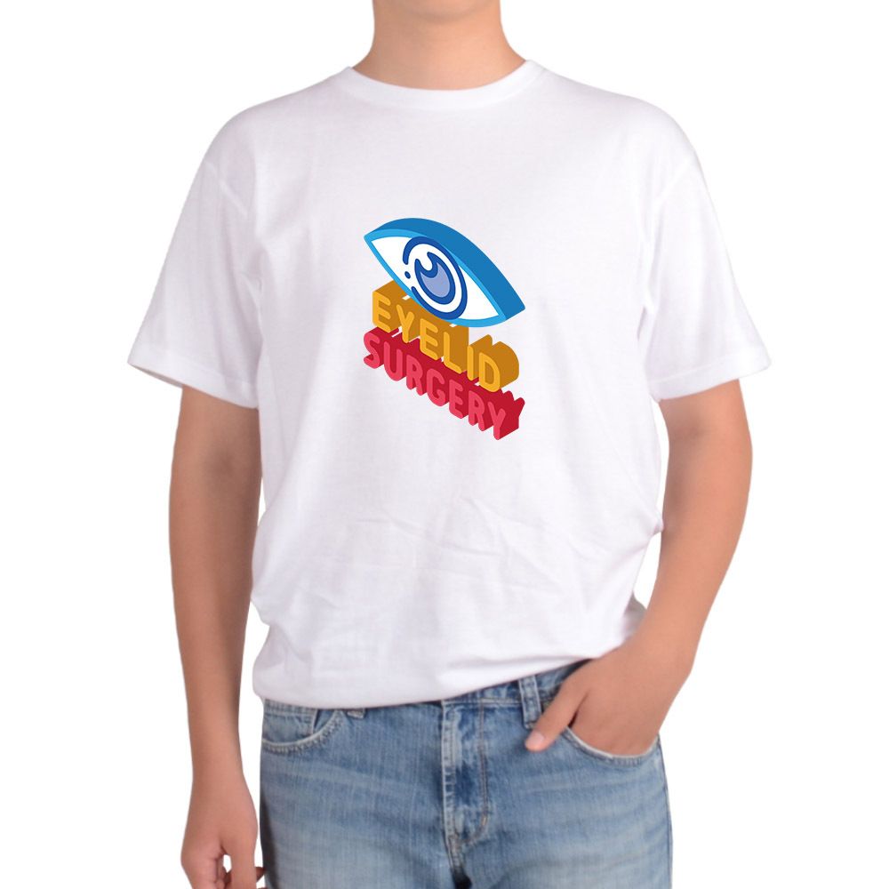 반팔티 안과수술 눈꺼플수술 eye 디자인의류