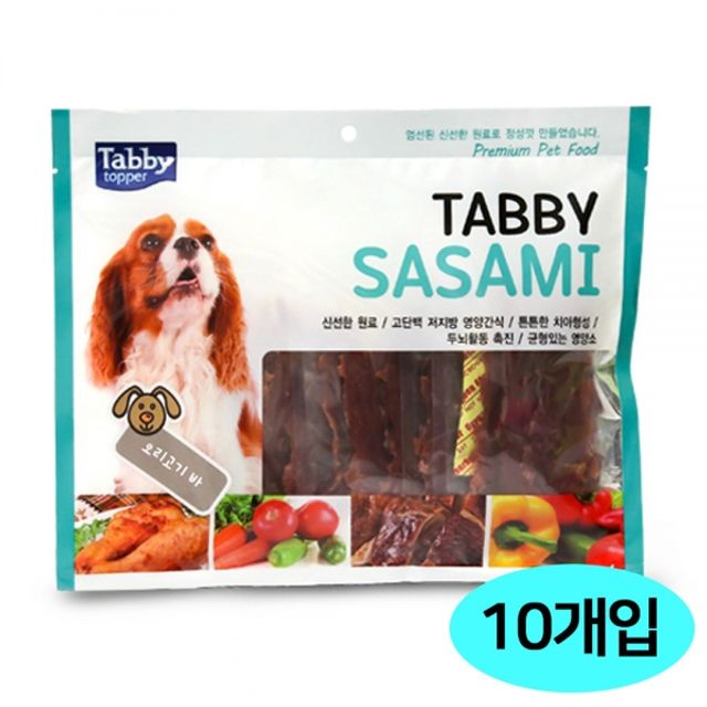 테비 사사미 오리고기 바 (300g x 10개)