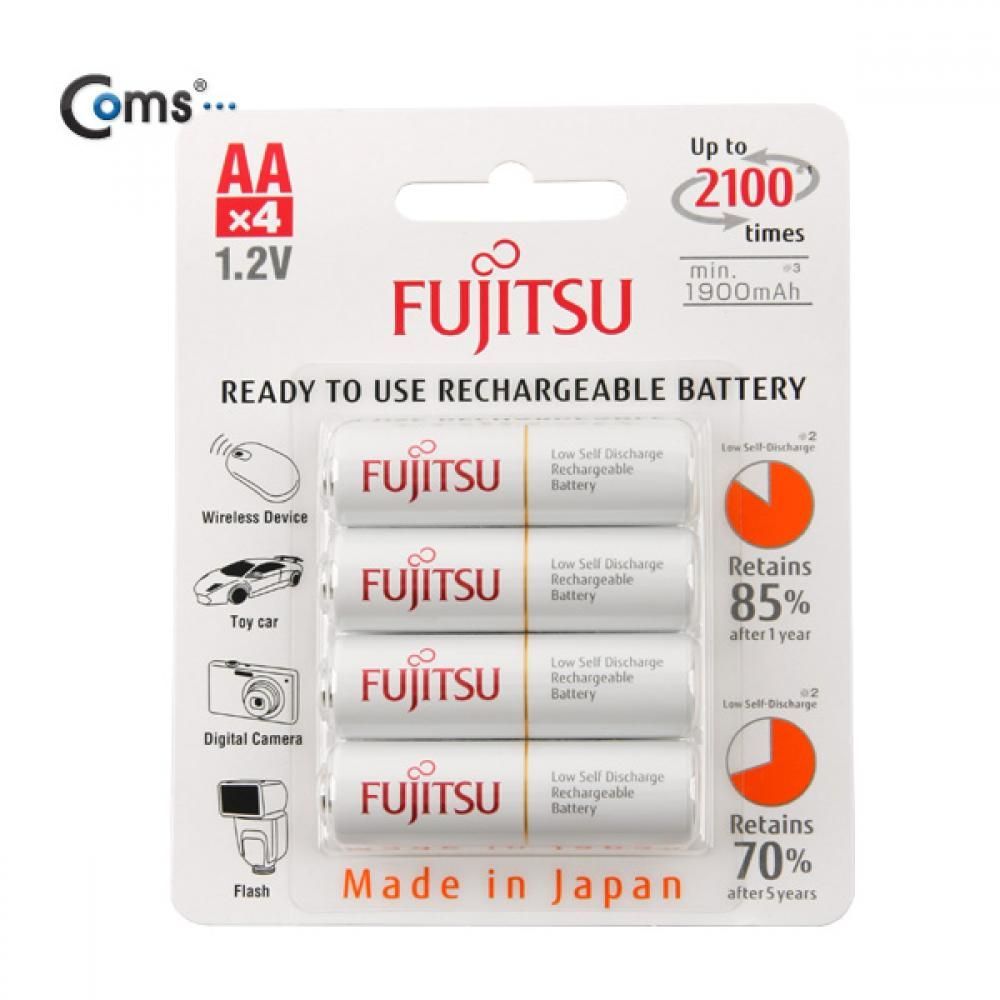 건전지 FUJITSU 충전지 (AA 1900mAx4)