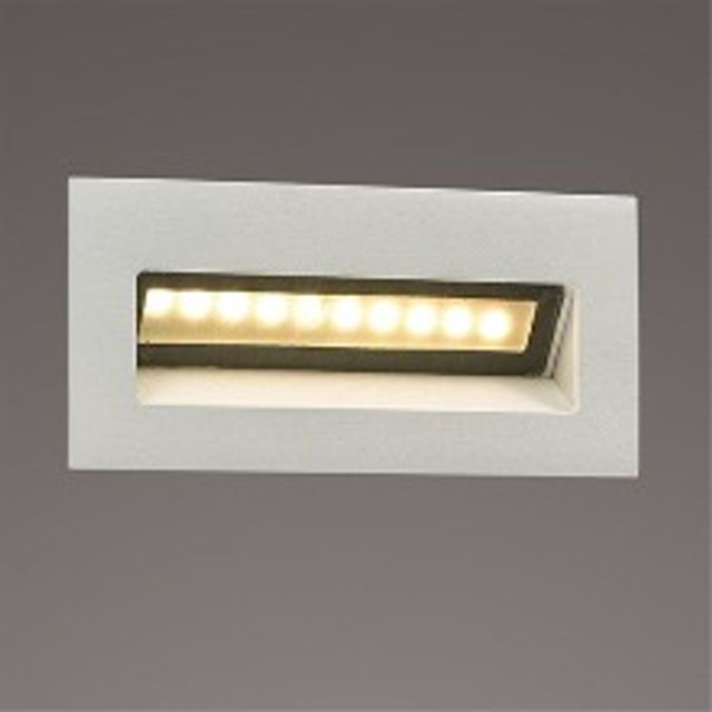 LED 티코 발목 매입 벽등 E형 소 4W 외부 베란다 테