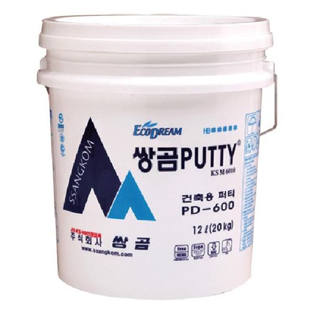 쌍곰 건축용퍼티 내부용 20kg PD-600(8131096)