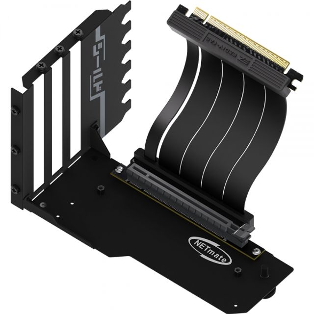 PCI-E 4.0 라이저 케이블 지지대 키트 블랙 EZDIY-FAB