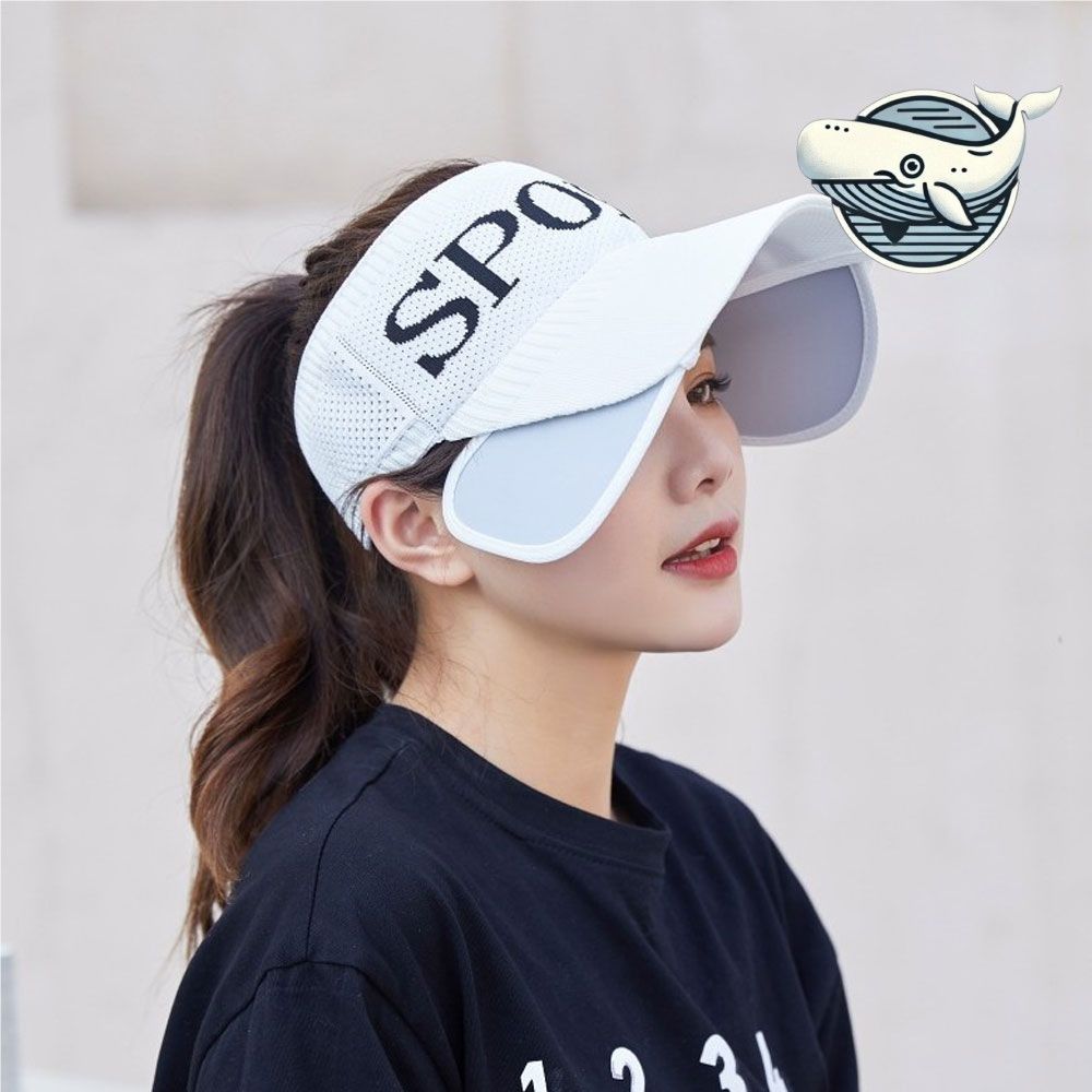 여성 여름 스포츠 썬캡 자외선 차단 기능성
