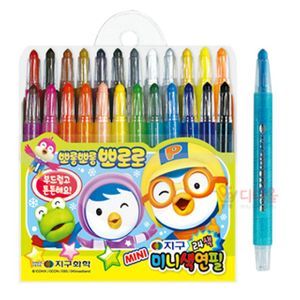 아이티알,NE 뽀로로 미니 색연필 24색 캐릭터 어린이색연필 학용품