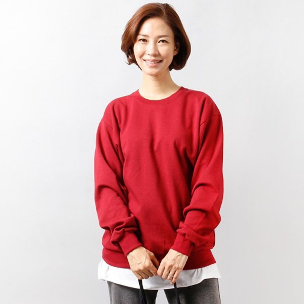 빅사이즈미시옷 특양면 중년 고급 여성 여성큰옷