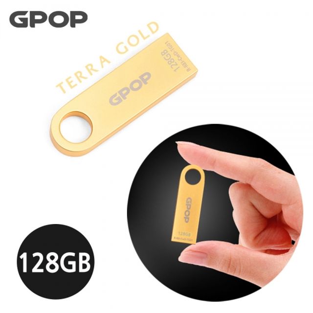 GPOP 테라골드 메탈 USB 메모리 128G