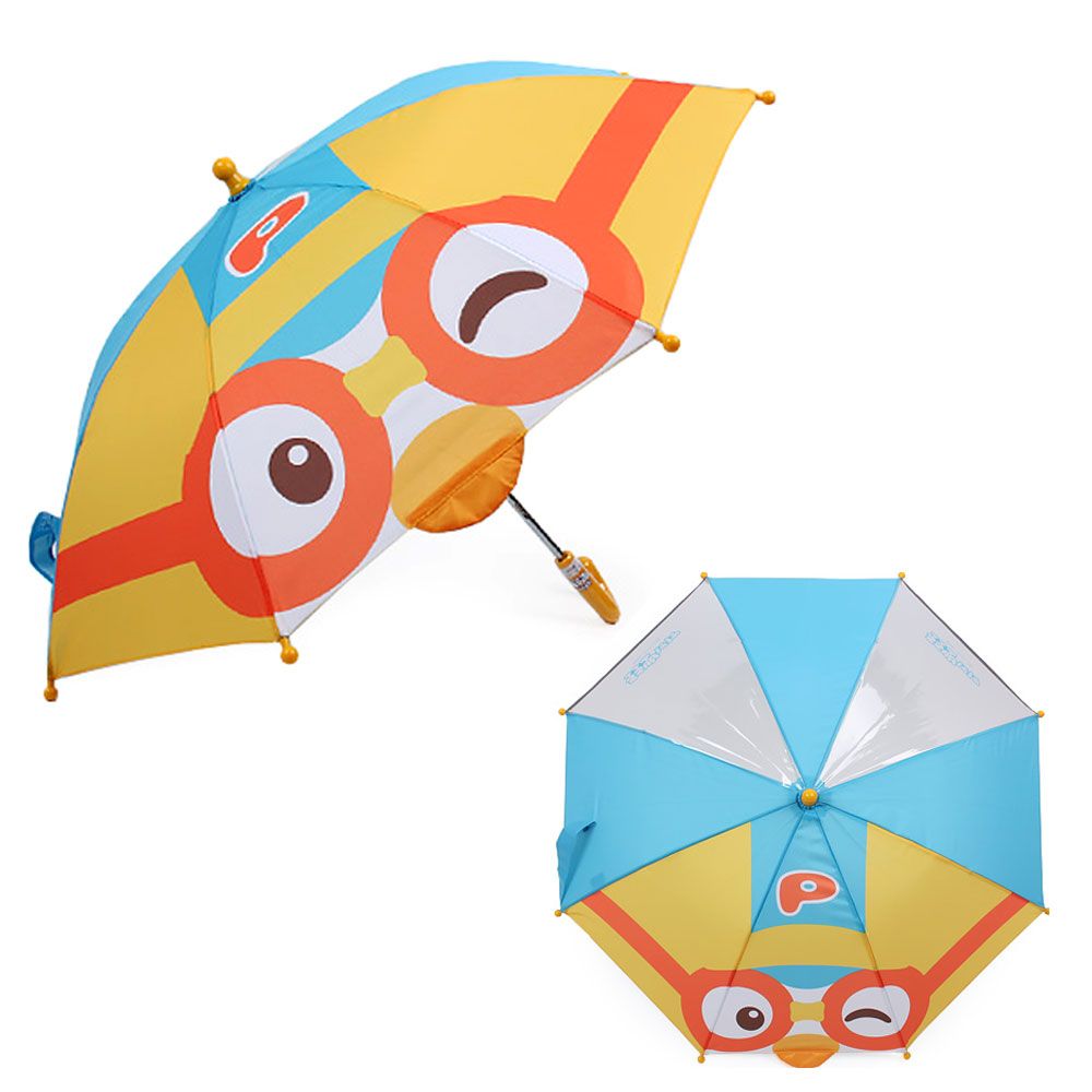 아이티알,NE 뽀로로 40 입체 안전 우산 유아동 수동 3-4세 투명창