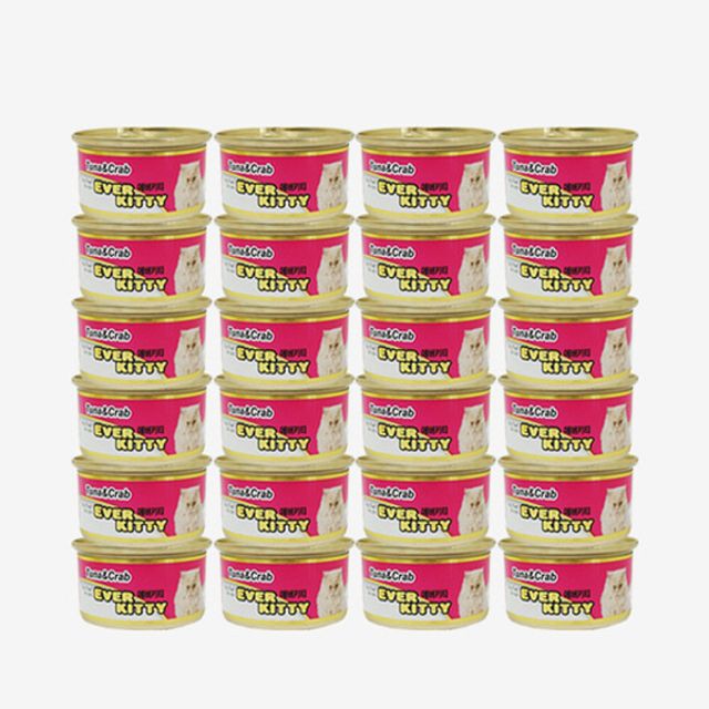 에버키티 참치 치어 고양이캔 80g X 24EA