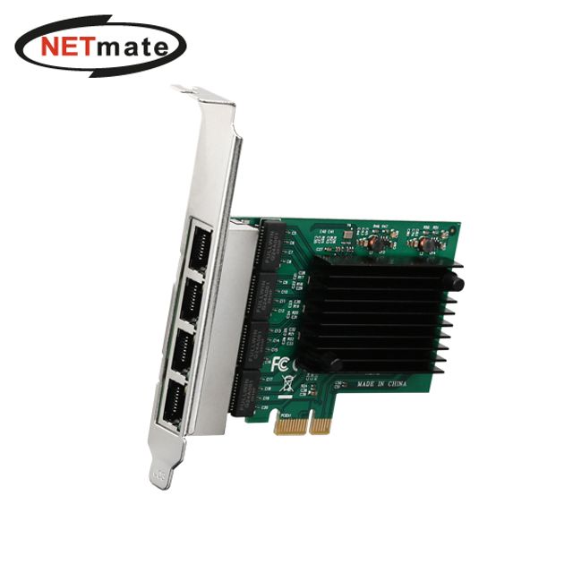 PCI Express 쿼드 기가비트 랜카드(Realtek)(슬림PC겸