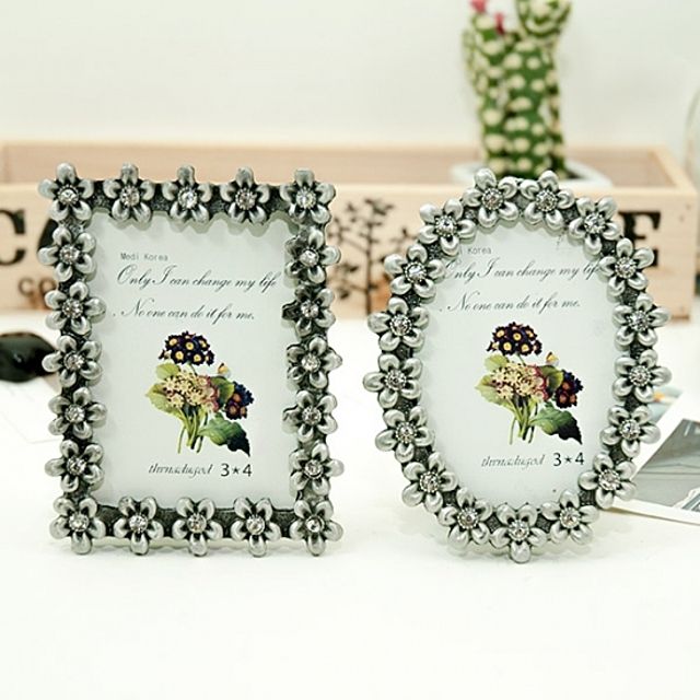 쥬얼리 투명 3x4 사진액자 7.5x9.5cm