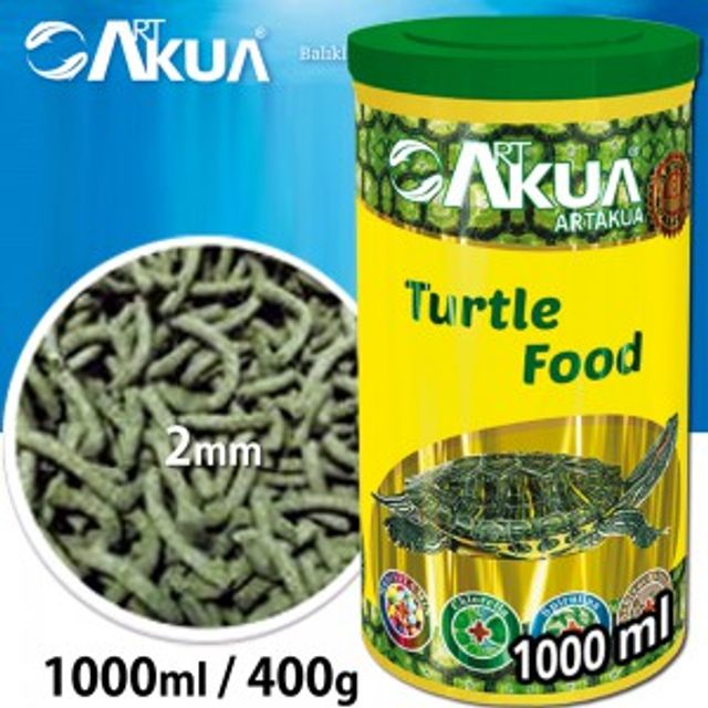 거북이 터틀 전용사료 1000ml 영양소 고단백먹이 밥