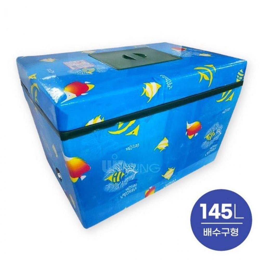국산 아이스박스 왕왕대 업소용 145L 배수구형