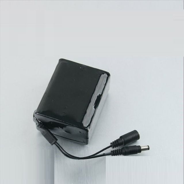 18650 충전지 팩 Y자형 DC12V 5.2Ah 3.7V 2600mAx6 5