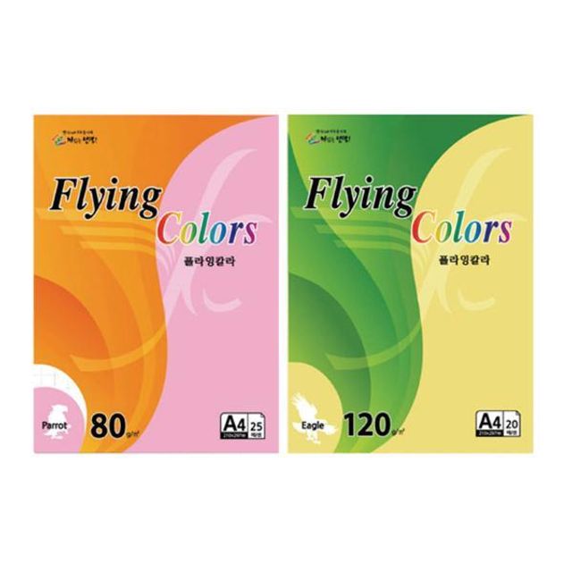 플라잉컬러500 (NO05)(A4 80g 연노랑 500매 팩)