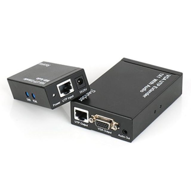 VGA RGB 리피터로컬 리모트 Ethernet Base 300m