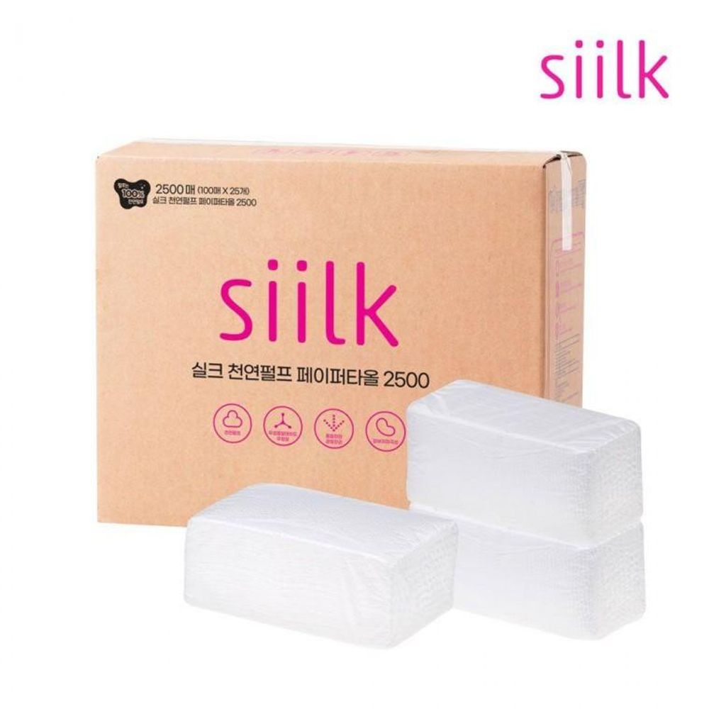SILK 프리미엄 핸드타올 2500매 페이퍼타올 핸드타월
