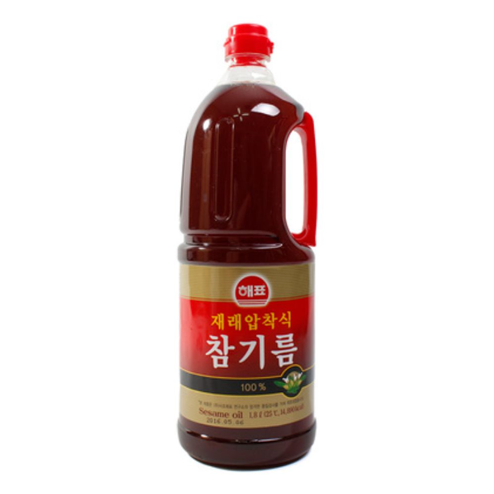 해표 재래압착식참기름 1.8L