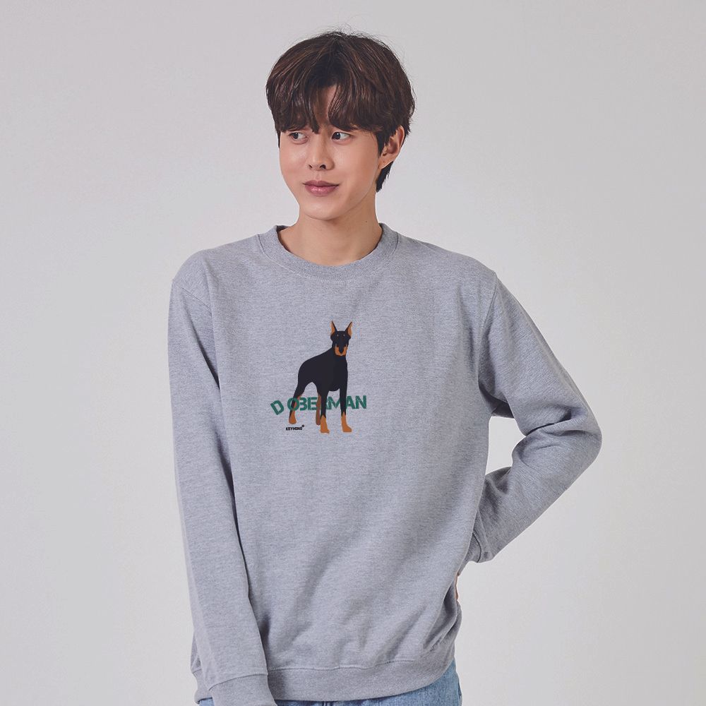 키밍 도베르만 DOBERMAN 맨투맨 후드티 LU