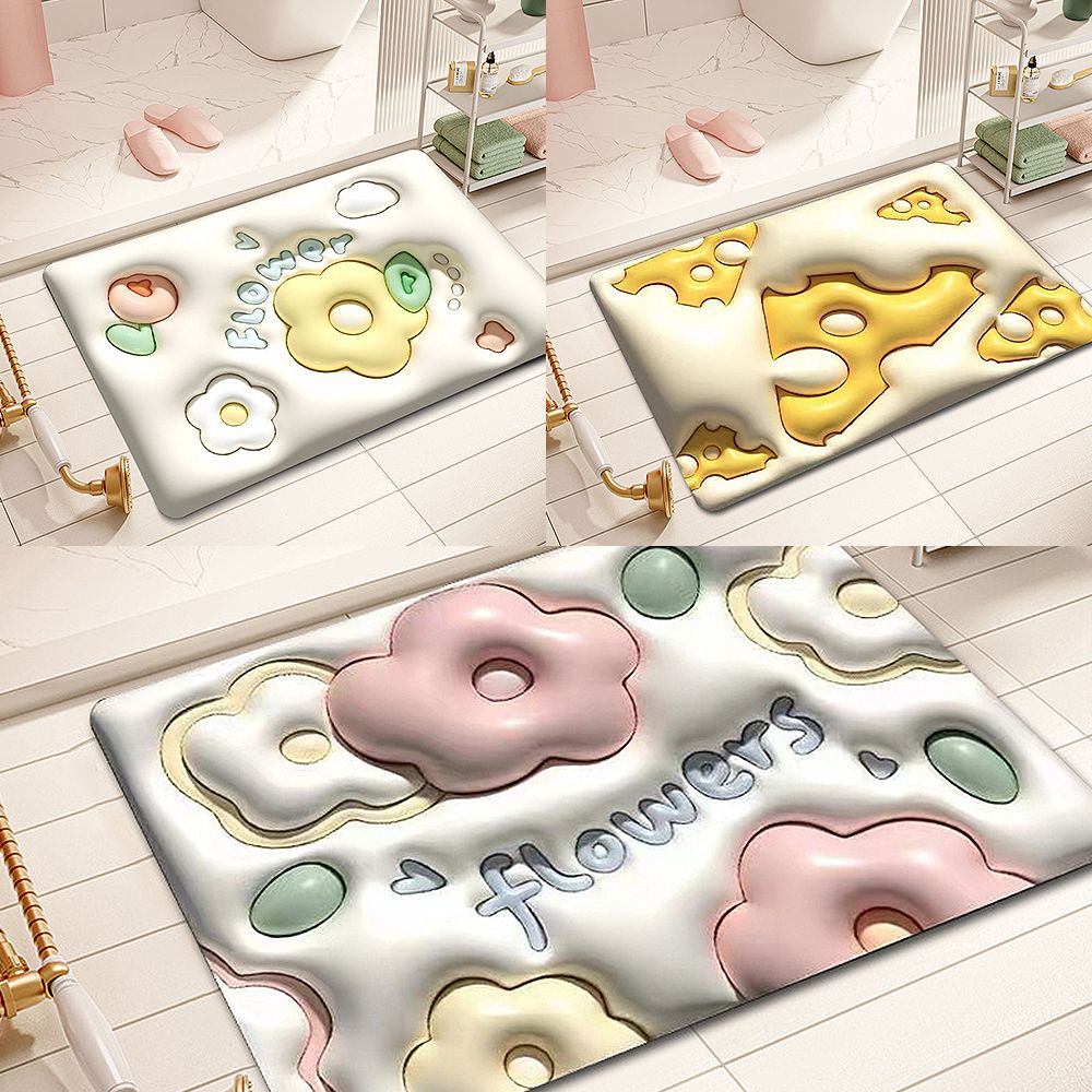 착시입체규조토발매트 욕실 발판 주방 러그 흡수