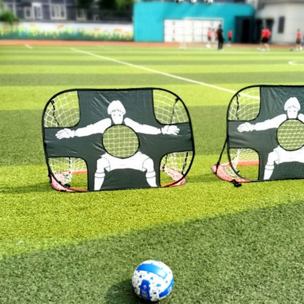 접이식 원터치 2in1 이동식 골네트 골망 골대 축구