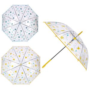 아이티알,NE 포켓몬스터 POE 60 무지개 장우산 자동 투명 아동우산