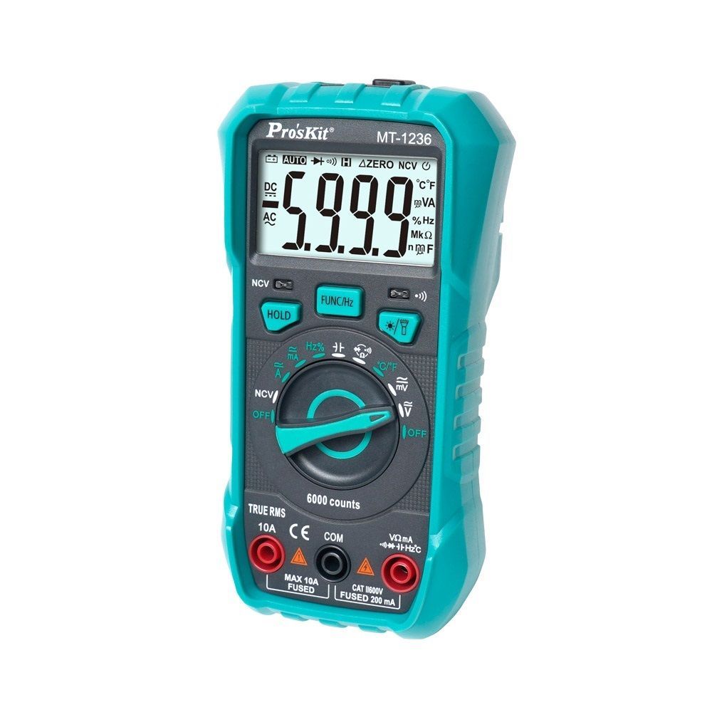 MT-1236 True RMS 디지털 멀티미터 테스터기 DC AC A