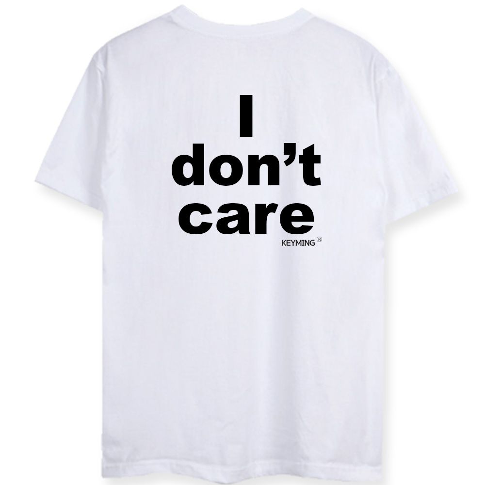 키밍 I dont care 반팔티 행사 캐쥬얼 티셔츠