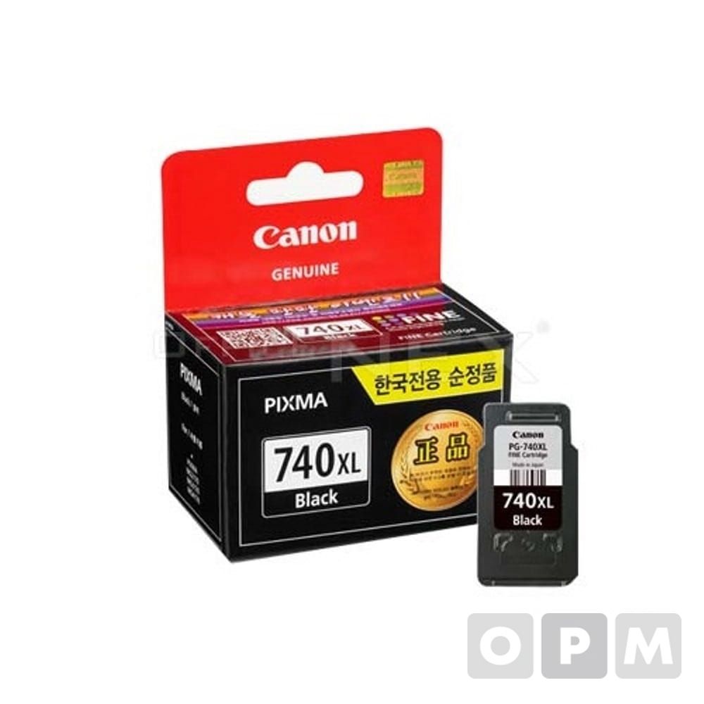 캐논 잉크 PG-740XL/검정/1EA