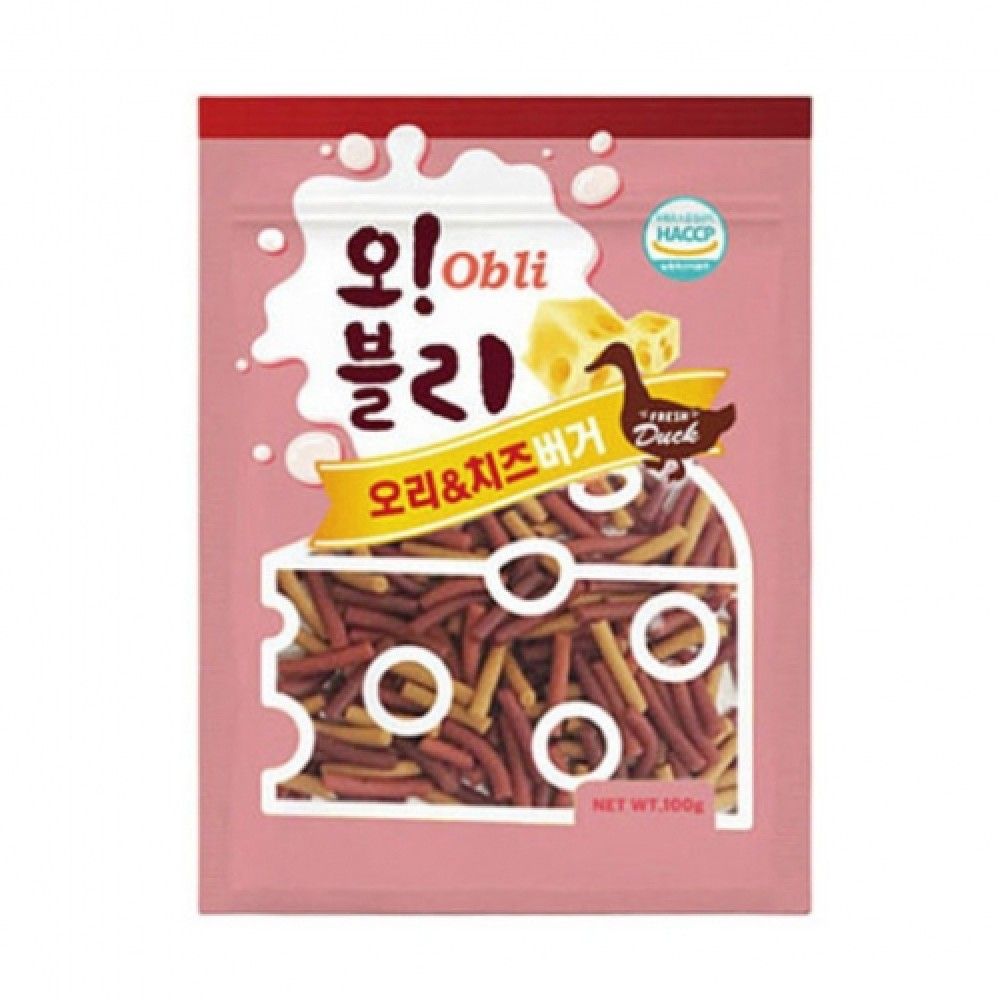 오블리 오리치즈버거 100g 80개입