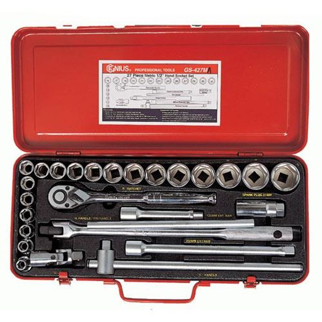 지니어스 핸드소켓세트 GS-427MA (1/2인치)