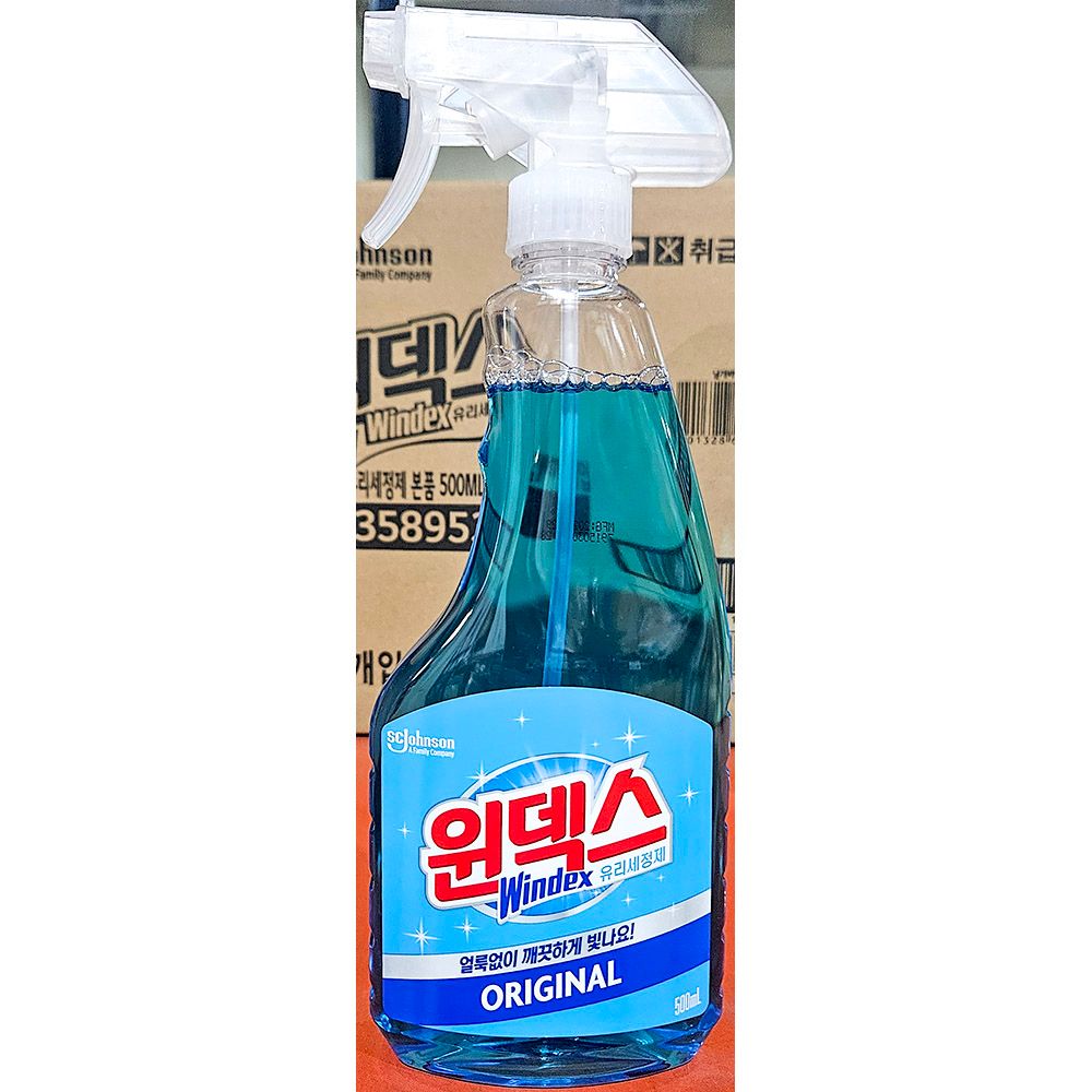 유리세정제 윈덱스 500ml 유리용 x6개 업소 식당용