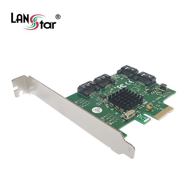 (LanStar) PCI-e SATA 4포트 변환 카드 PCIE-4SATA