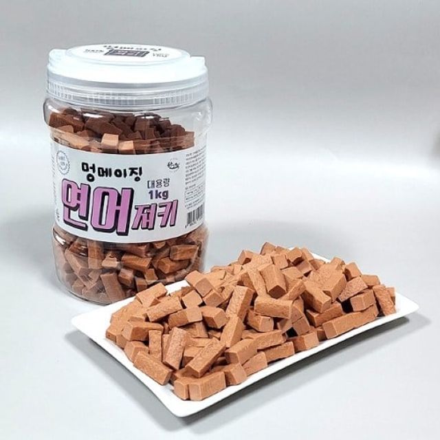 (국내산통간식)멍메이징(연어/1kgX12개 1박스)