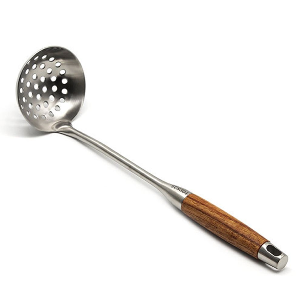 코카코 타공 국자 스텐 건더기 그물 국자 미니 27.5cm