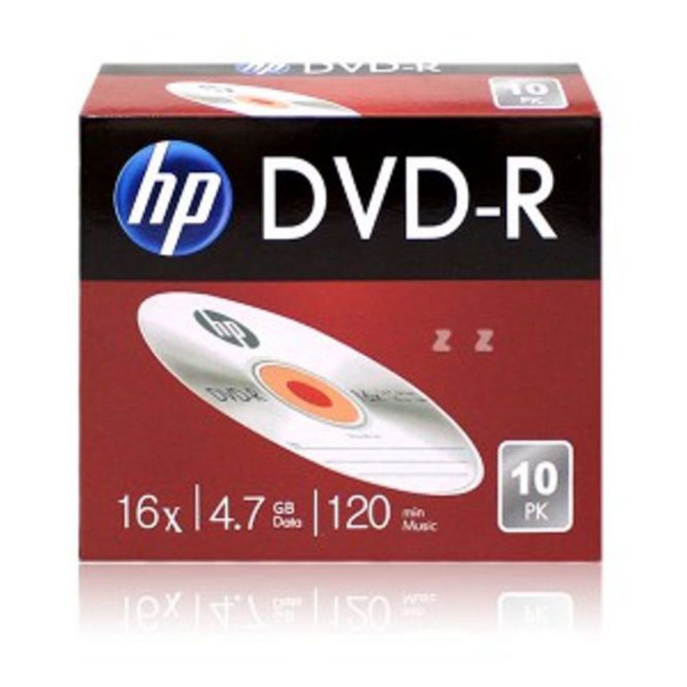 HP 공디스크 DVD-R 케이스 16X4.7GB 10P 컴퓨터 CD